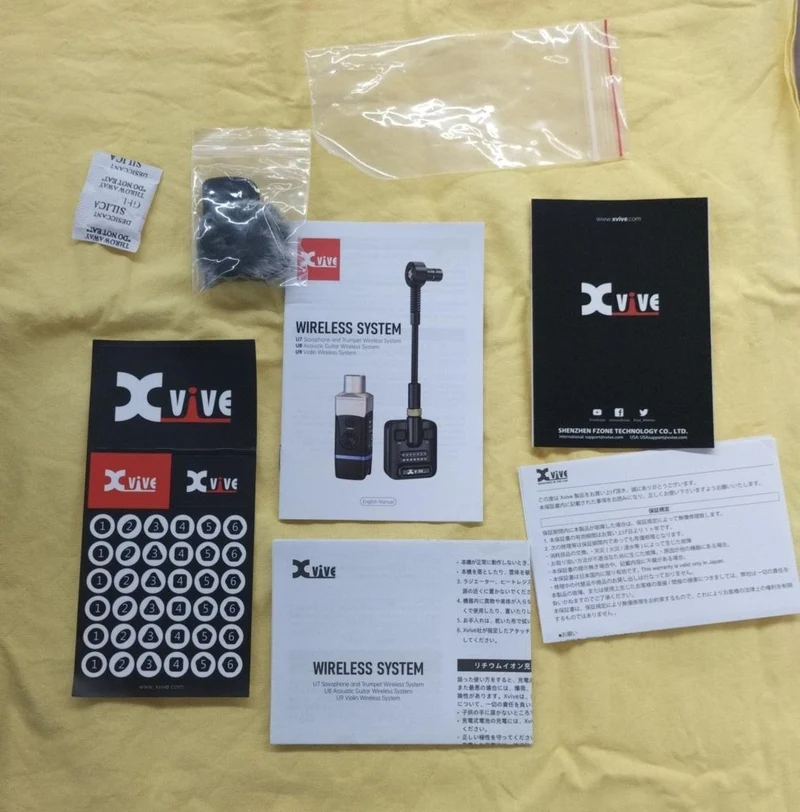 Microphone sans fil XVIVE pour guitare acoustique U8