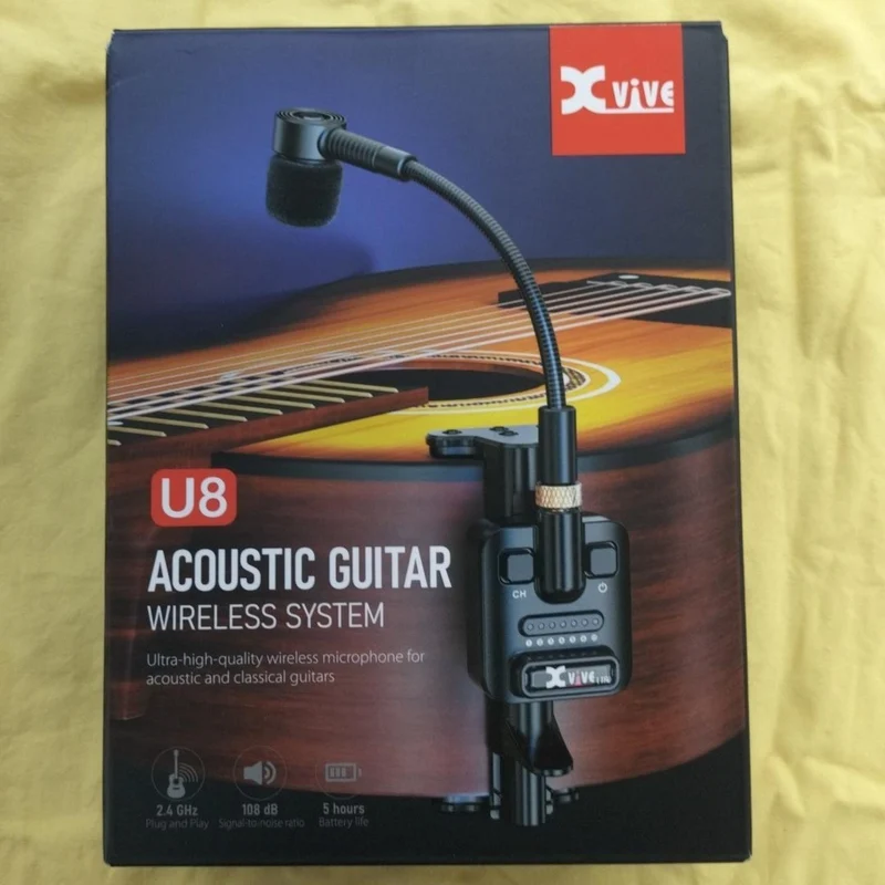 Microphone sans fil XVIVE pour guitare acoustique U8