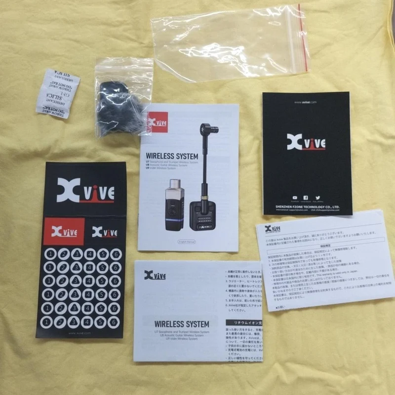 Microphone sans fil XVIVE pour guitare acoustique U8