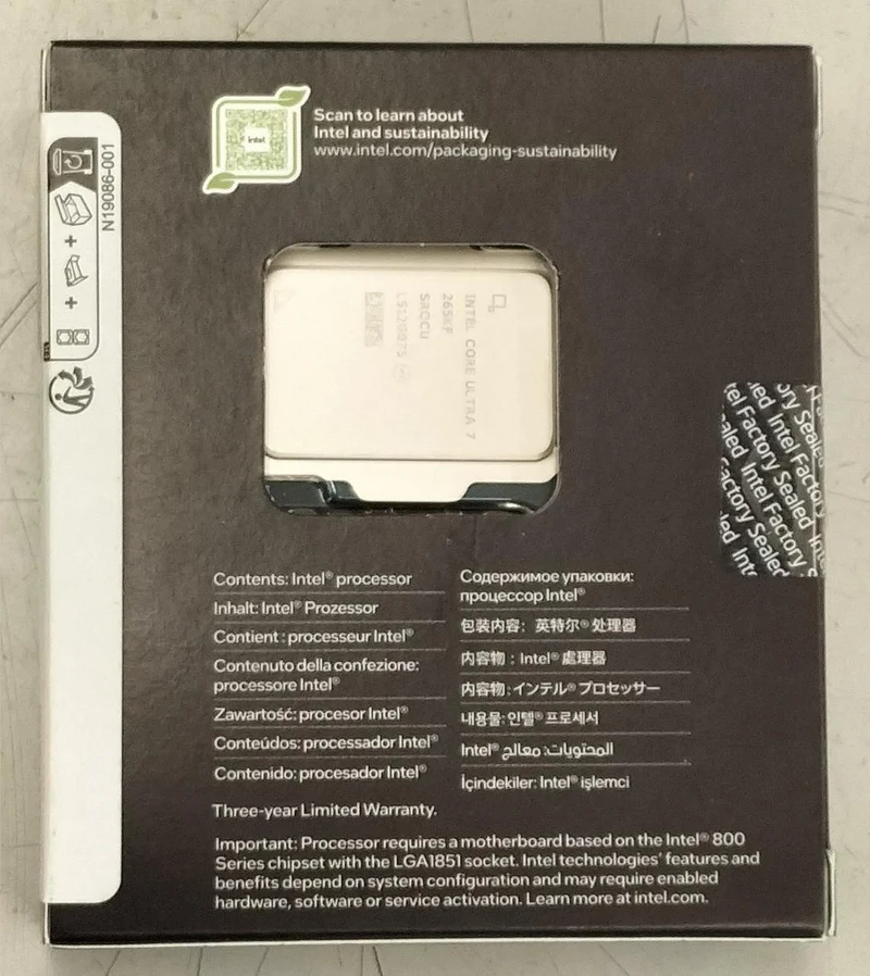 Intel Core Ultra 7 265KF