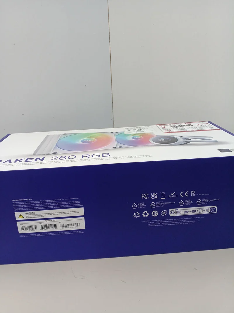 Refroidisseur de processeur à eau NZXT RL-KR280-W1