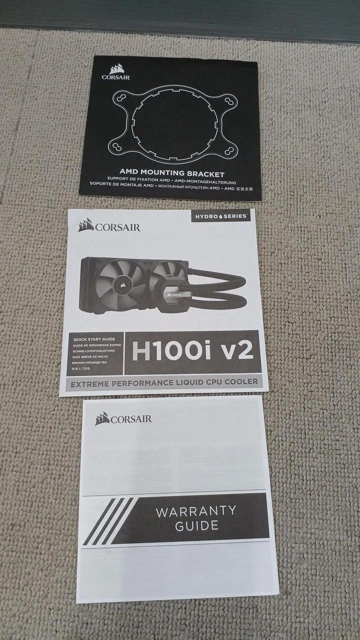 Refroidisseur de processeur CORSAIR H100I V2