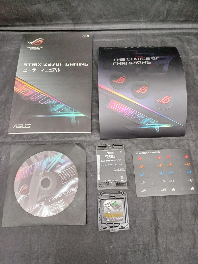 [À DÉCHETER] Carte mère ASUS STRIX Z270F GAMING compatible Intel