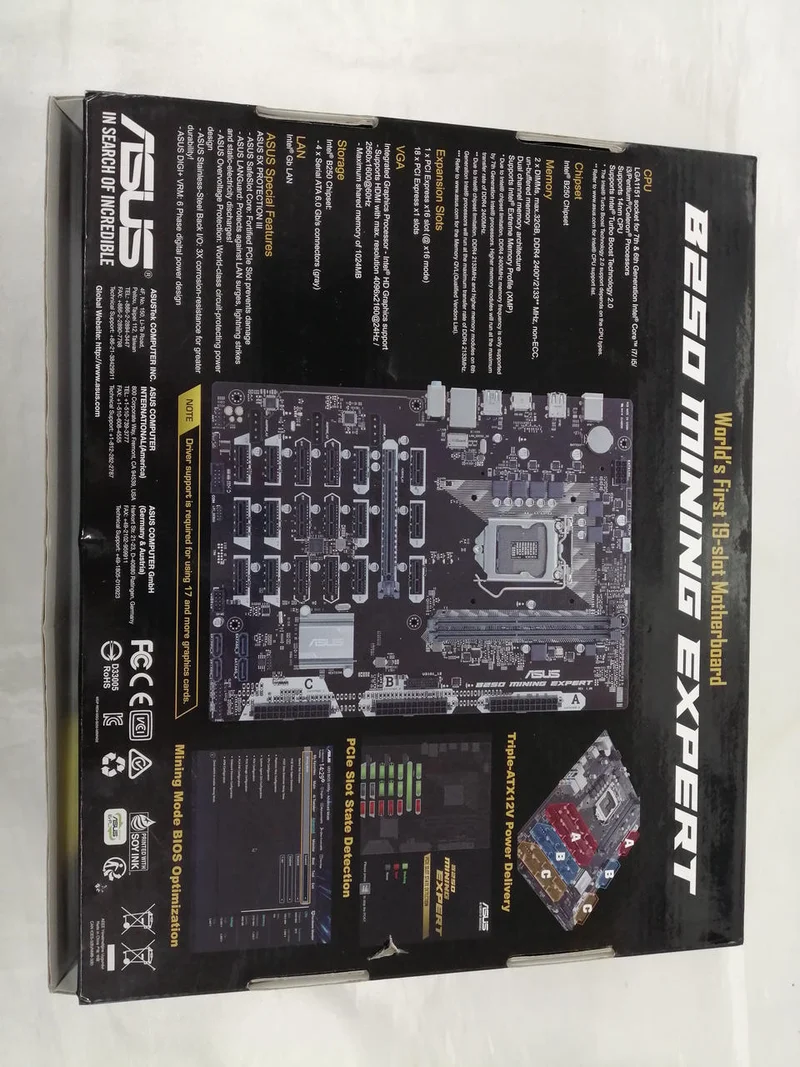 Carte mère ASUS B250 EXPERT EN MINAGE