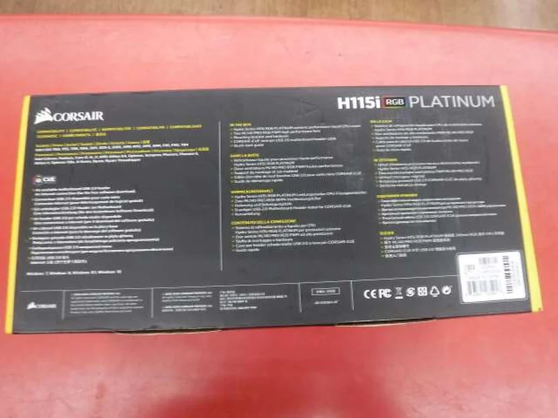 CORSAIR Water Cooling Part H115I RGB PLATINUM