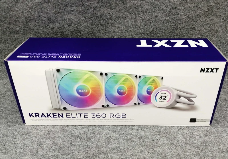 Refroidisseur de processeur NZXT KRAKEN ELITE 360 RGB /RL-KR36E à refroidissement liquide