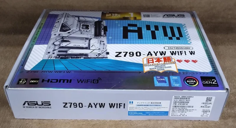 Carte mère ASUS Z790-AYW WIFI W