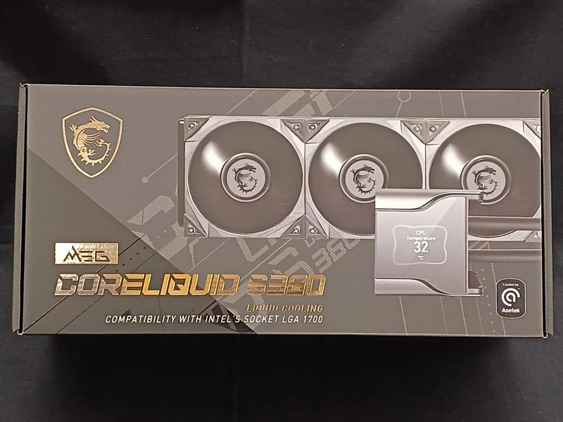 Refroidisseur à eau simple MSI MEG CORELIQUID S360
