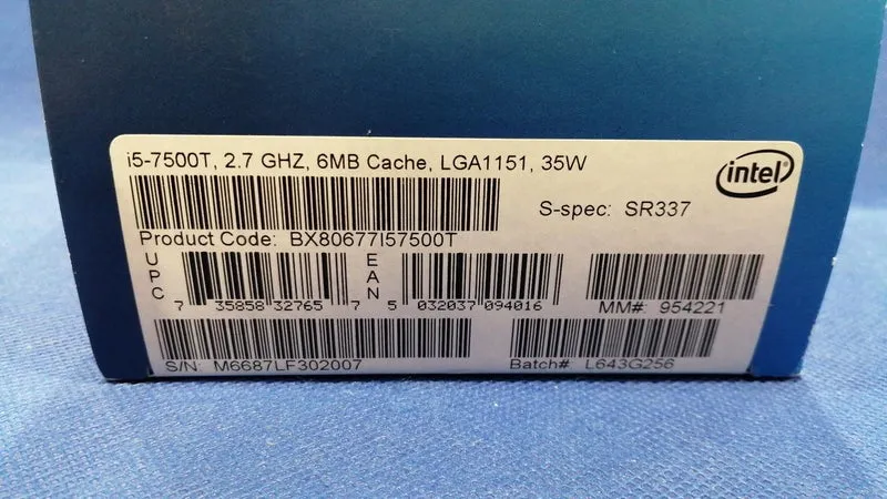 Processeur Intel i5-7500T