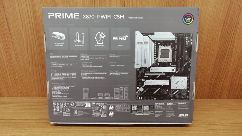 Carte mère ASUS : X870-P WIFI