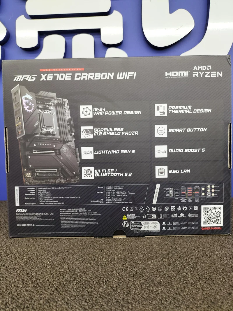 Carte mère MSI X670E CARBON WIFI