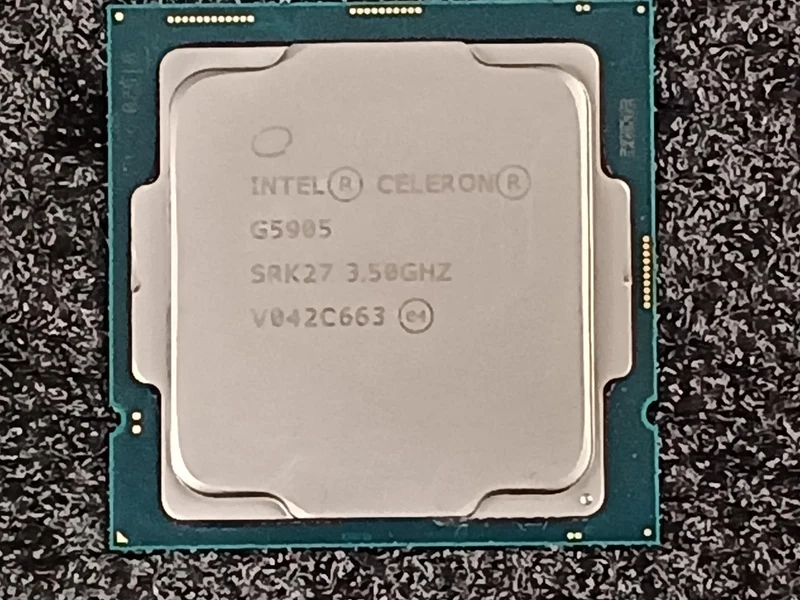 Processeur Intel Celeron G5905 de 10e génération