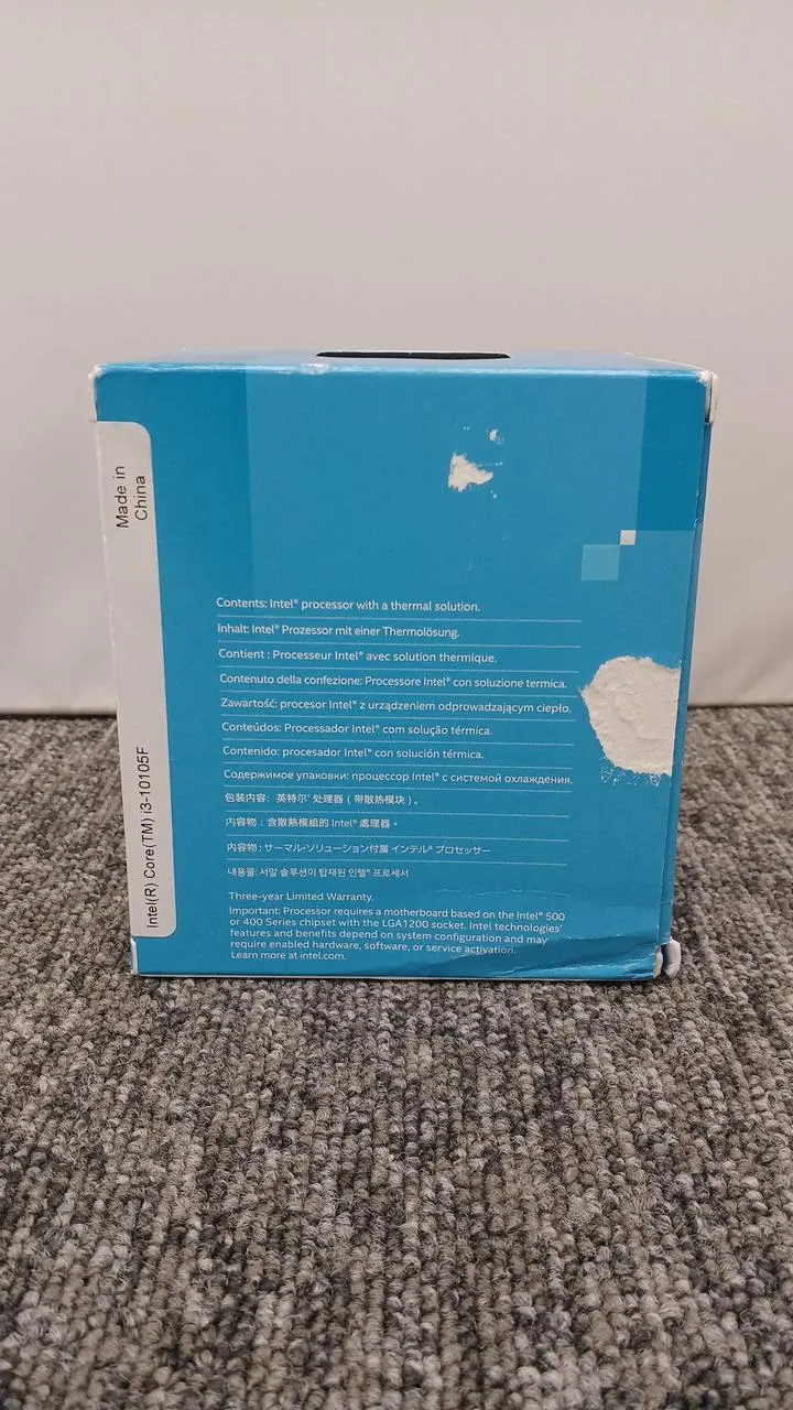Processeur Intel Core i3-10105F à 3.70 GHz