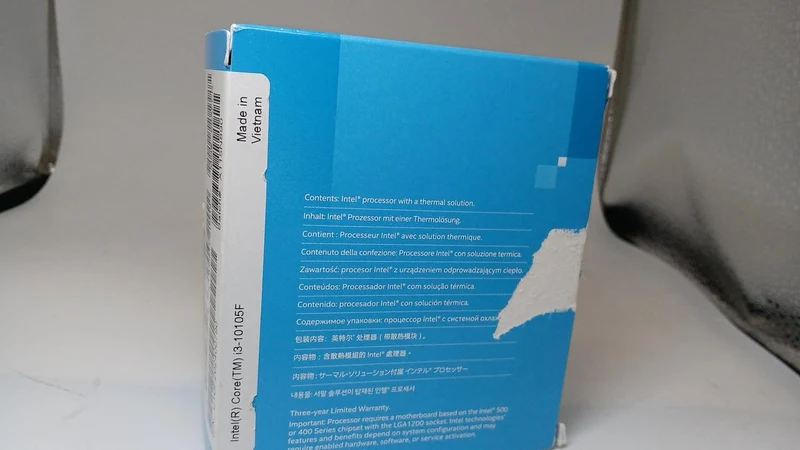 Processeur Intel Core i3-10105F / 3.7 GHz / 6 Mo