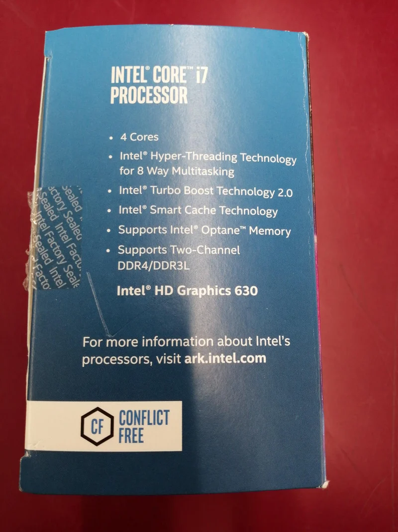 Processeur Intel Core i7-7700