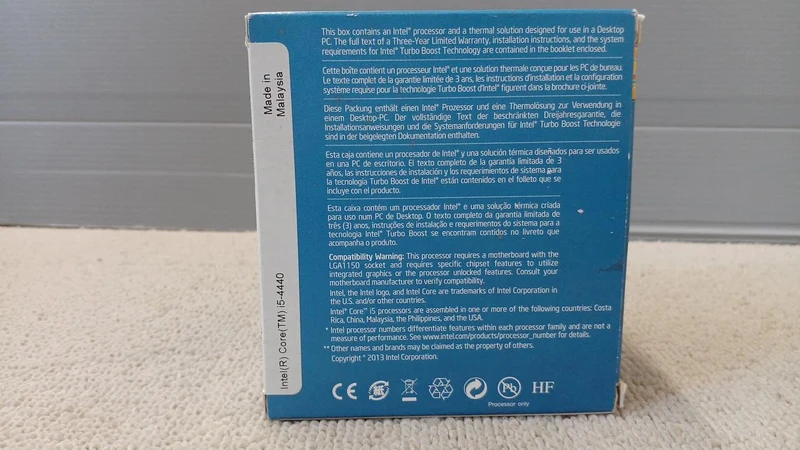Processeur Intel Core i5-4440 à 3.1 GHz
