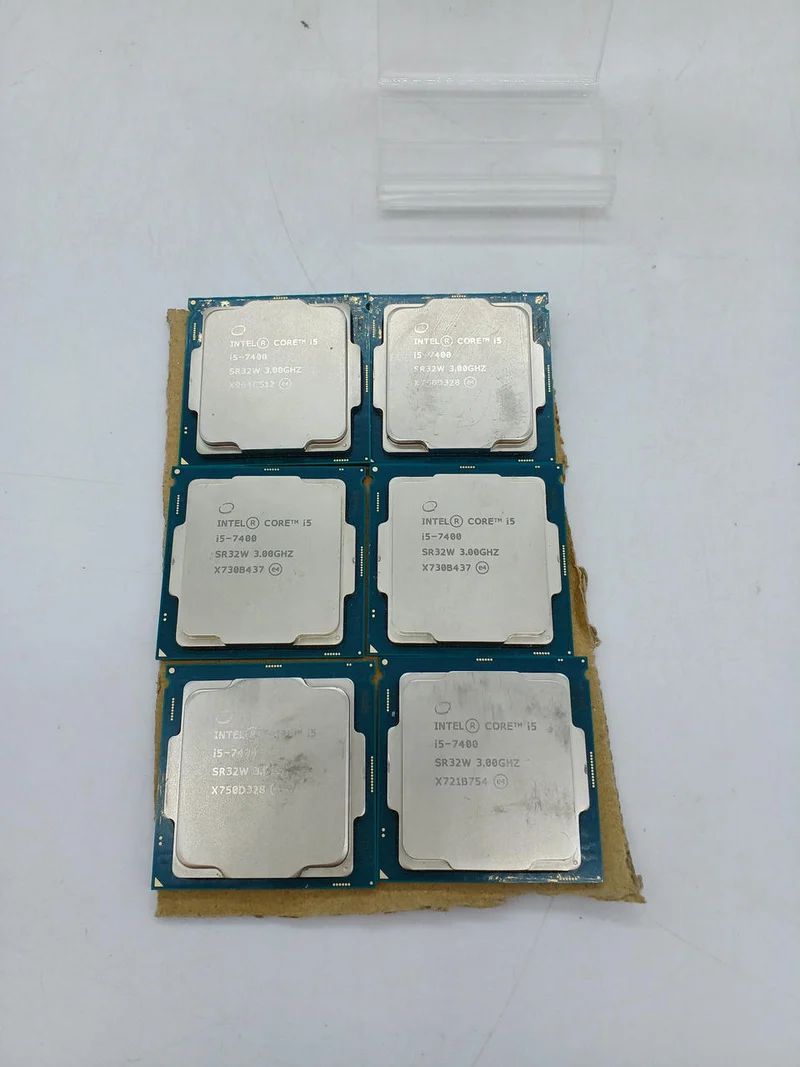 Ensemble de 6 GPU Intel Core i5-7400 à 3.00 GHz
