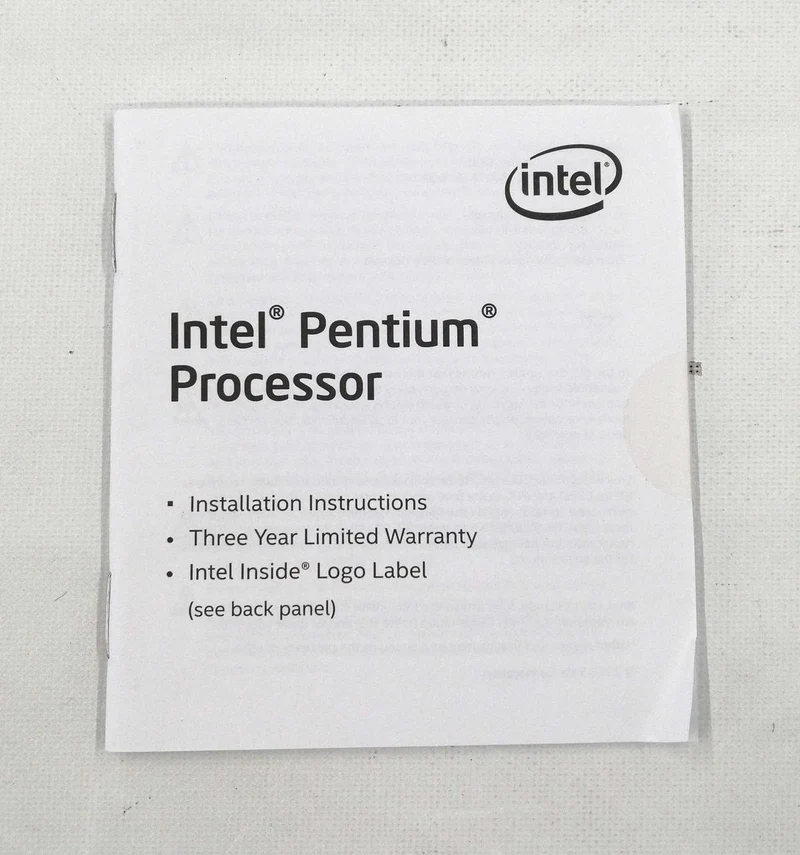 Processeur Intel Pentium G4400