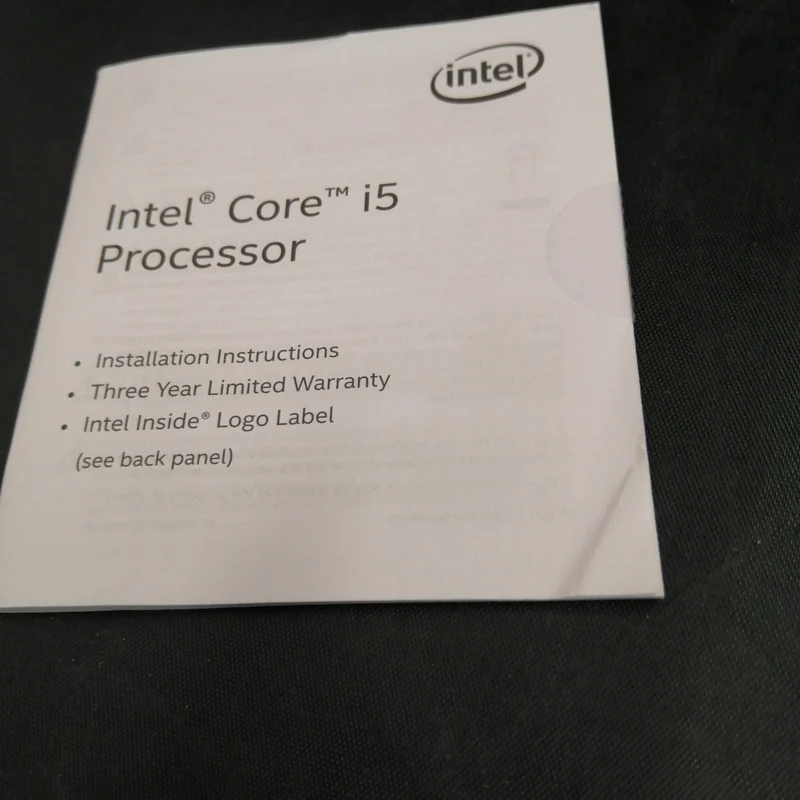 Processeur Intel Core i5 7500