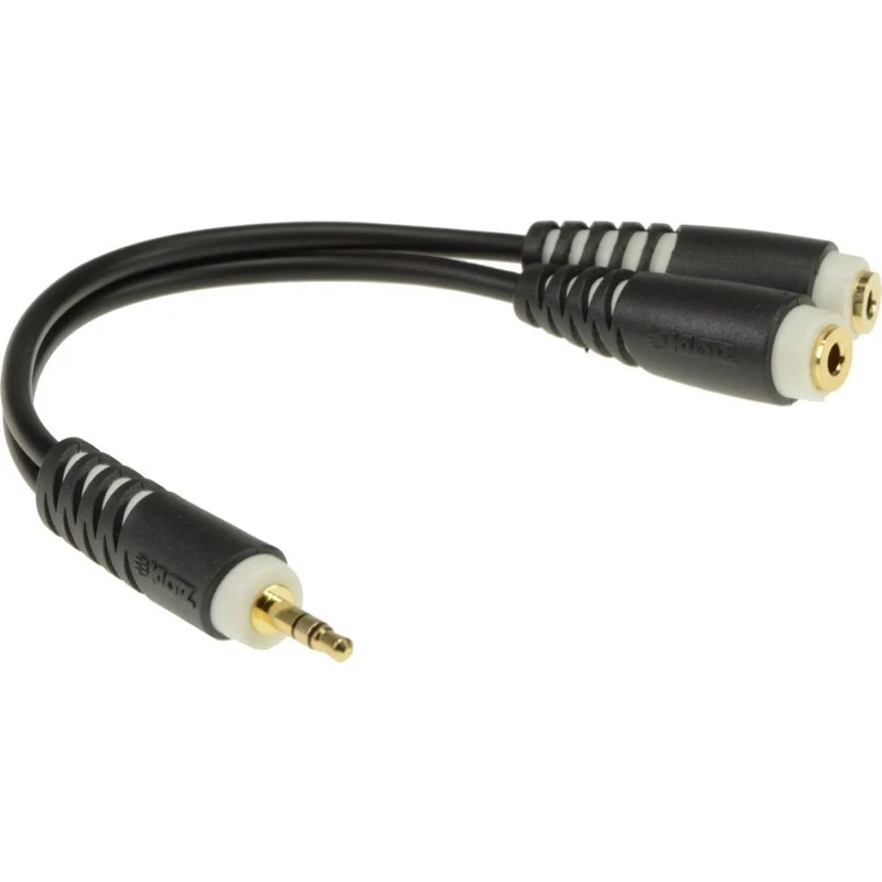 AYB-4 Adaptateur Y 20 CM Mini Jack - 2 Mini Jack F