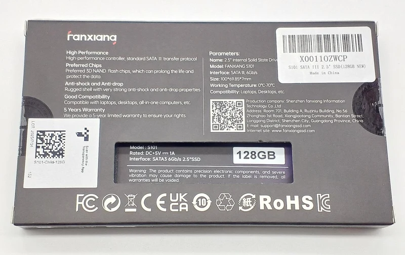 FANXIANG SSD 2.5 pouces S101
