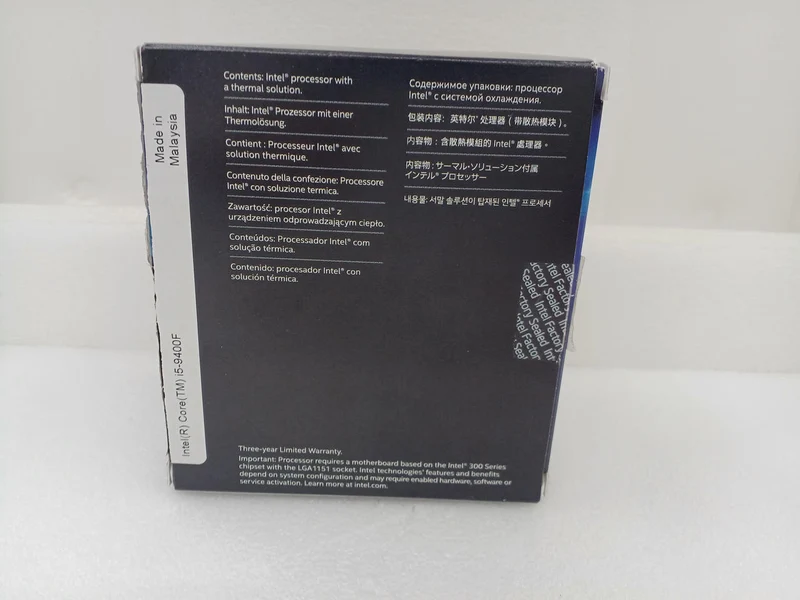 Processeur Intel Core i5 de 9e génération CORE i5-9400F