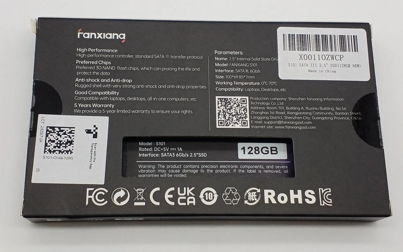 FANXIANG SSD 2.5 pouces S101