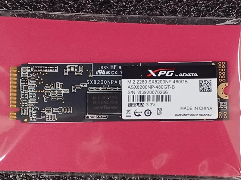 SSD M.2 α-DATA ASX8200NP-480GT-B