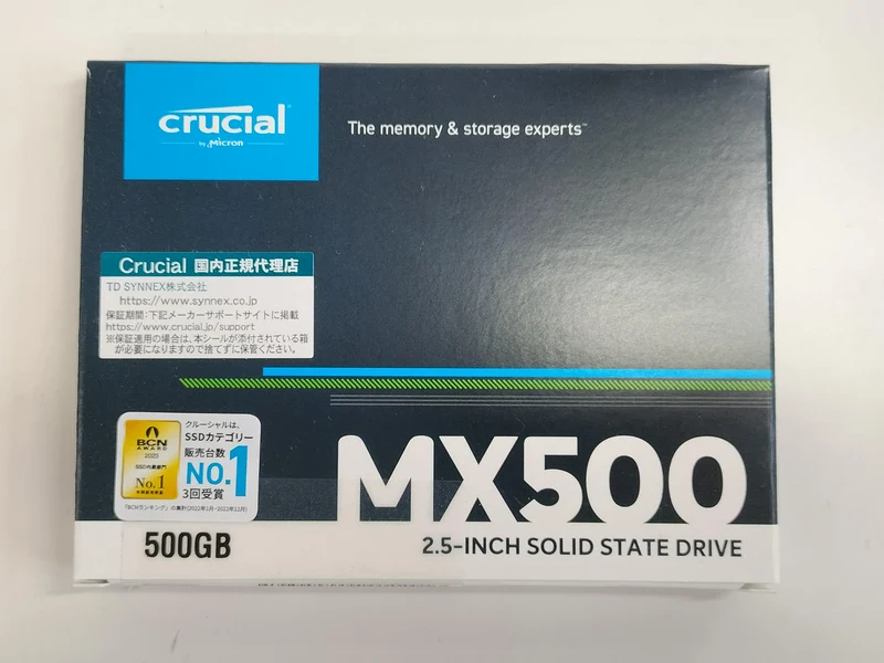 Crucial MX500 500 Go [Non ouvert] CT500MX500SSD1