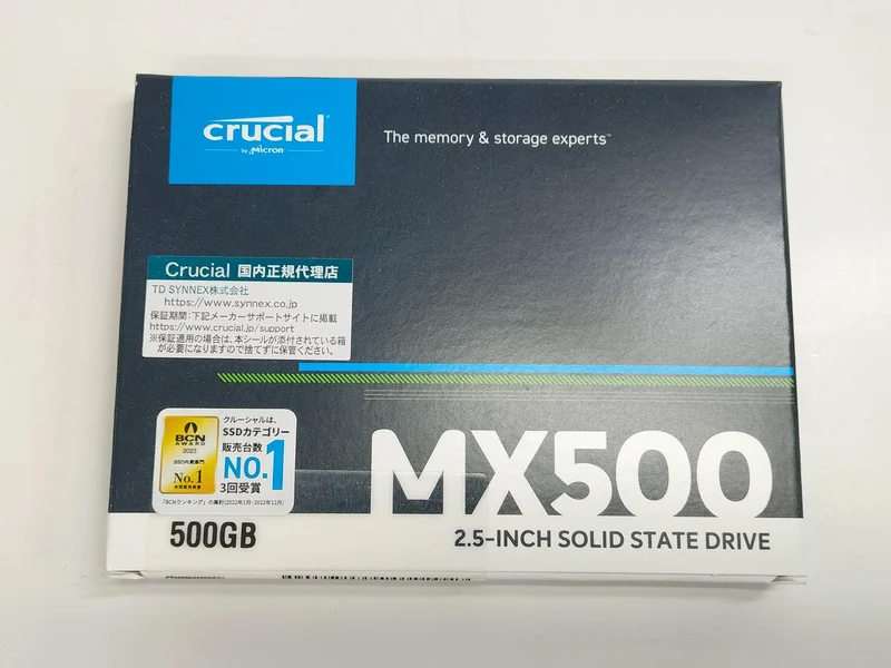 Crucial MX500 500 Go [Non ouvert] CT500MX500SSD1