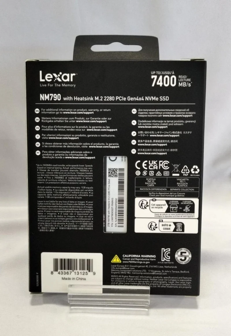 SSD LEXAR LNM790X002T-RN9NG