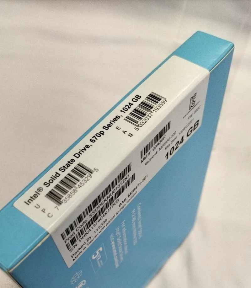 SSD Intel M.2 SSDPEKNU010TZX1
