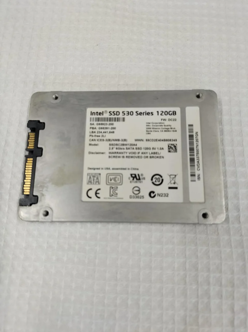 SSD Intel 2.5" SSDSC2BW120A4