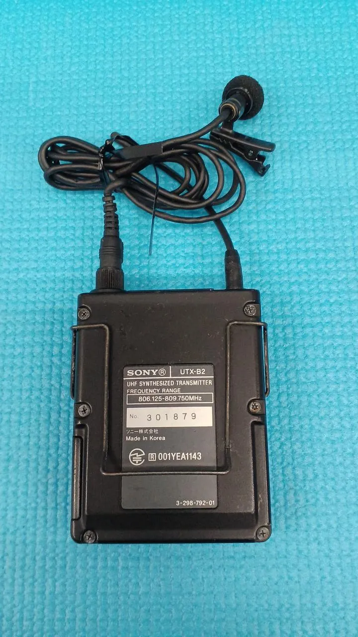 Système de microphone sans fil SONY UTX-B2 / URX-P2