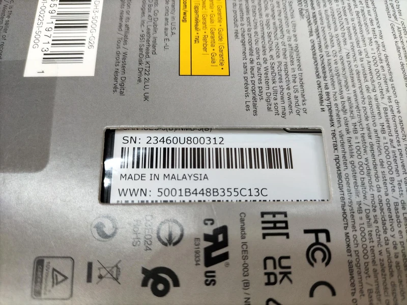 SSD SANDISK SDSSDH3-500G-G26