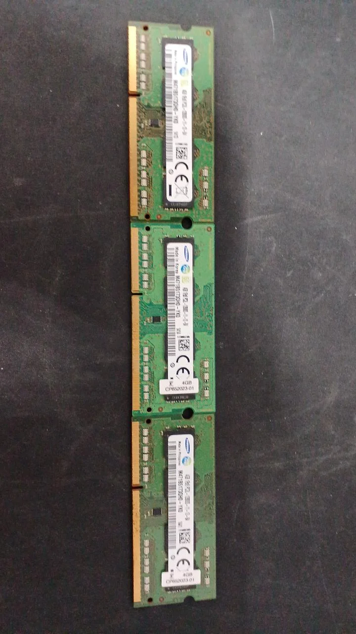 Mémoire pour ordinateur portable SAMSUNG DDR3 4 Go, 11 disques DDR3 PC3L-12800S