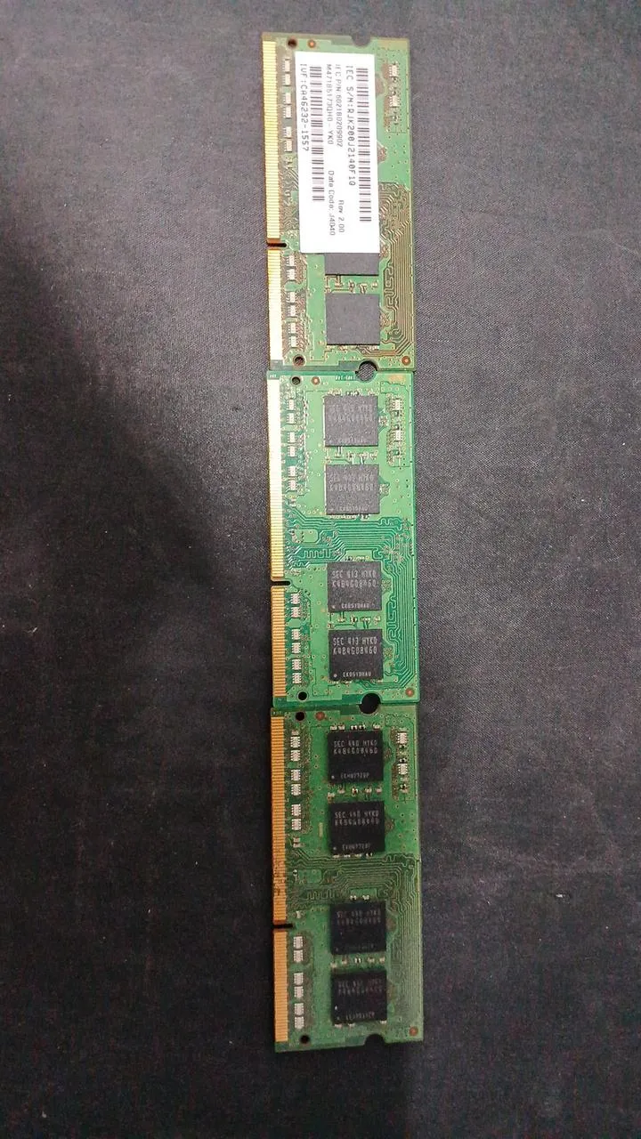 Mémoire pour ordinateur portable SAMSUNG DDR3 4 Go, 11 disques DDR3 PC3L-12800S