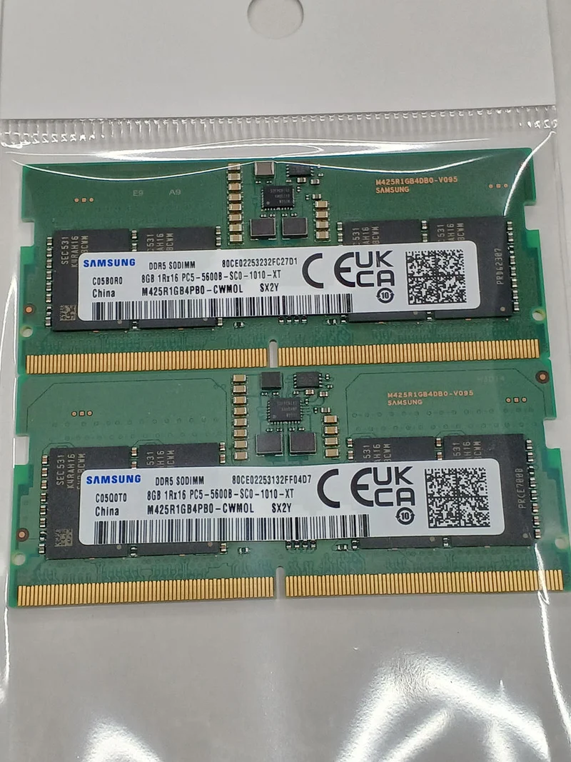 SAMSUNG DDR5-5600 (PC5-44800) 8 Go x2 Puces M425R1GB4PB0-CWM0L
