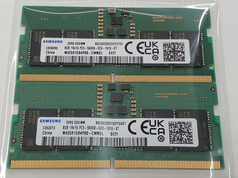 SAMSUNG DDR5-5600 (PC5-44800) 8 Go x2 Puces M425R1GB4PB0-CWM0L