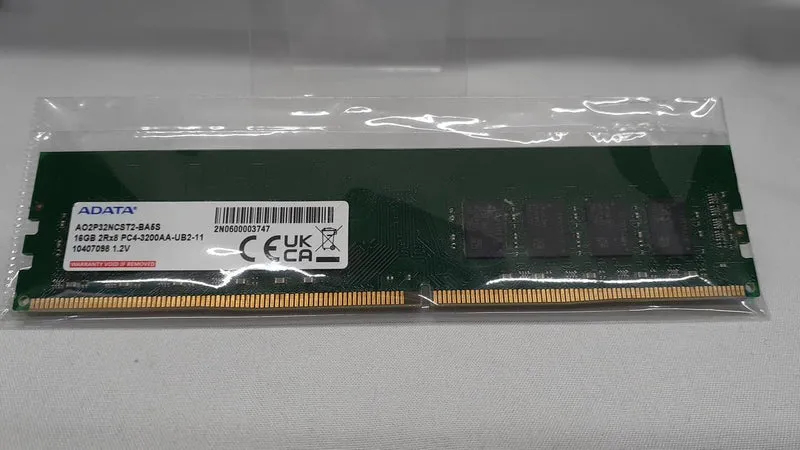 Mémoire ADATA PC4 16 Go 3200 MHz