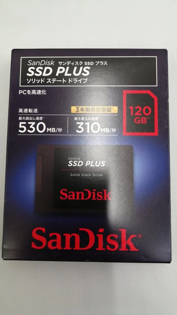 SSD SanDisk PLUS SDSSDA-120G-J27