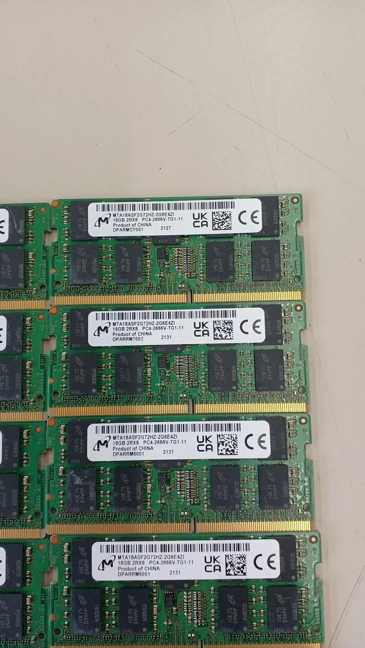 Kit de mémoire MICRON pour ordinateurs portables MTA18AFS2G72HZ-2G6E4ZI