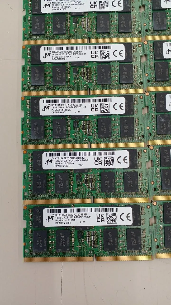 Kit de mémoire MICRON pour ordinateurs portables MTA18AFS2G72HZ-2G6E4ZI