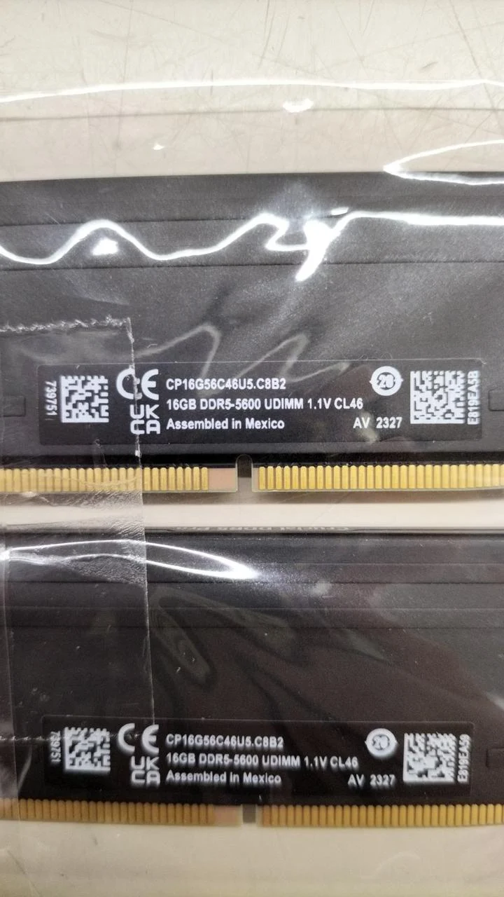 CRUCIAL DDR5 16 Go × 2 CP16G56C46U5.C8B2