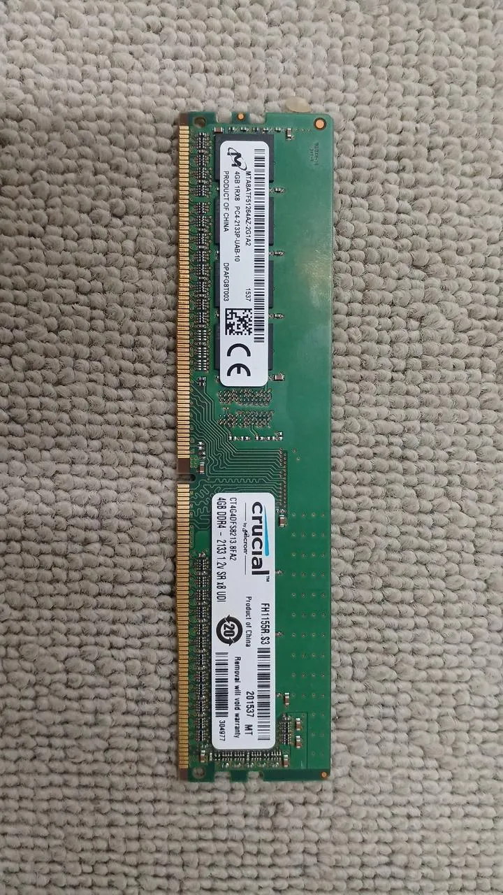 Mémoire CRUCIAL DDR4 PC4-2133P