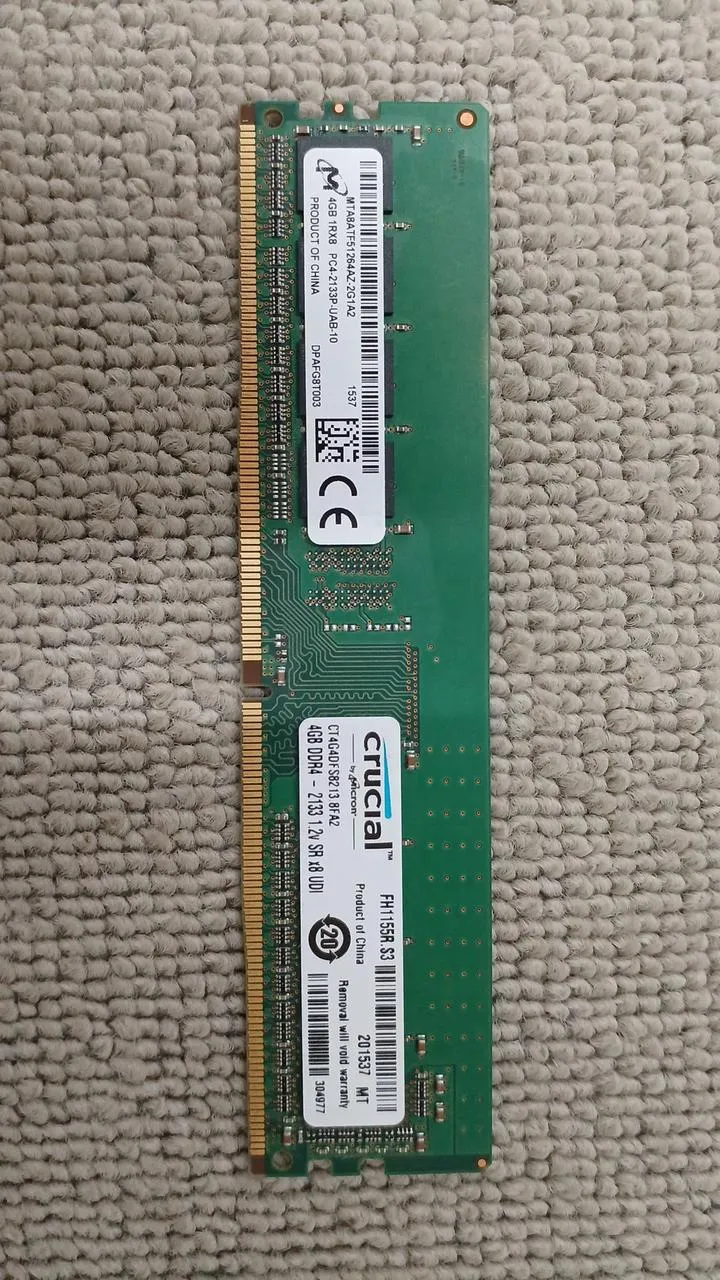 Mémoire CRUCIAL DDR4 PC4-2133P