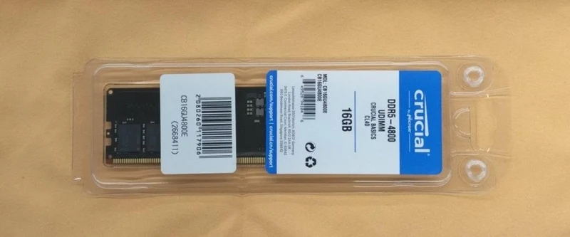 CRUCIAL DDR5-4800 16 Go CT16GU4800E