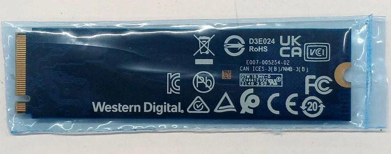 SSD M.2 WESTERN DIGITAL WDS100T3B0C