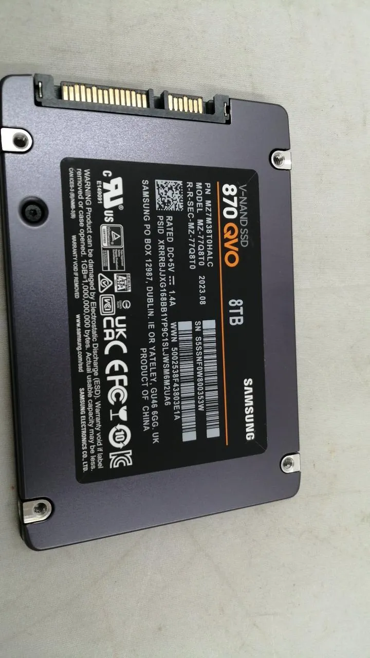 SSD SAMSUNG 8 To MZ-77Q8T0B/IT