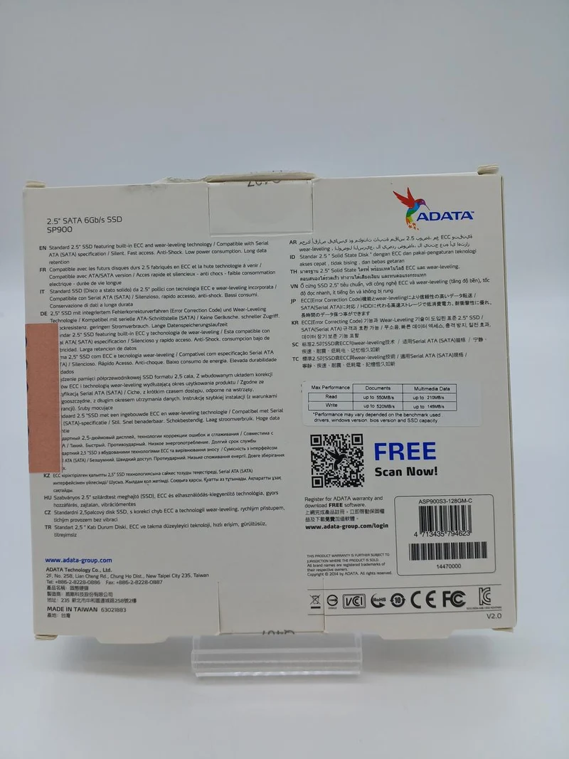 SSD interne ADATA 128 Go ASP900S3-128GM-C